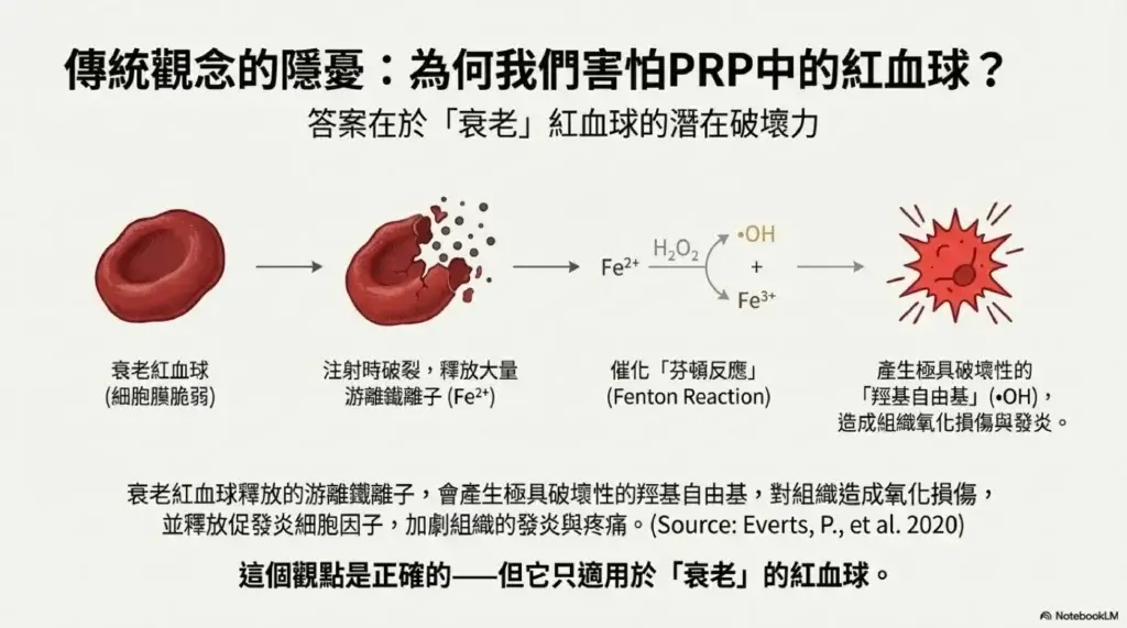 二次離心PRP:原理與紅色成因 4 為何我們害怕PRP中的紅血球